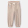 Butterfly Fleece Pull-On Pants - Tan