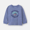 'Outdoor Adventure' Long-Sleeve Graphic Tee - Blue
