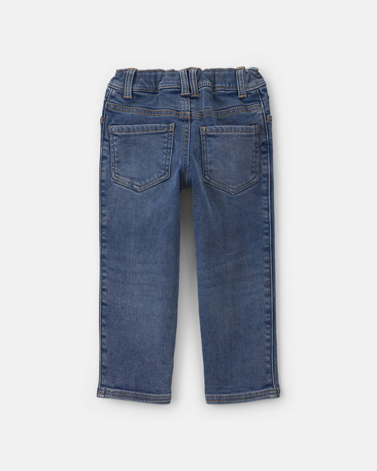 Fleece-Lined Relaxed Jeans - Medium Wash