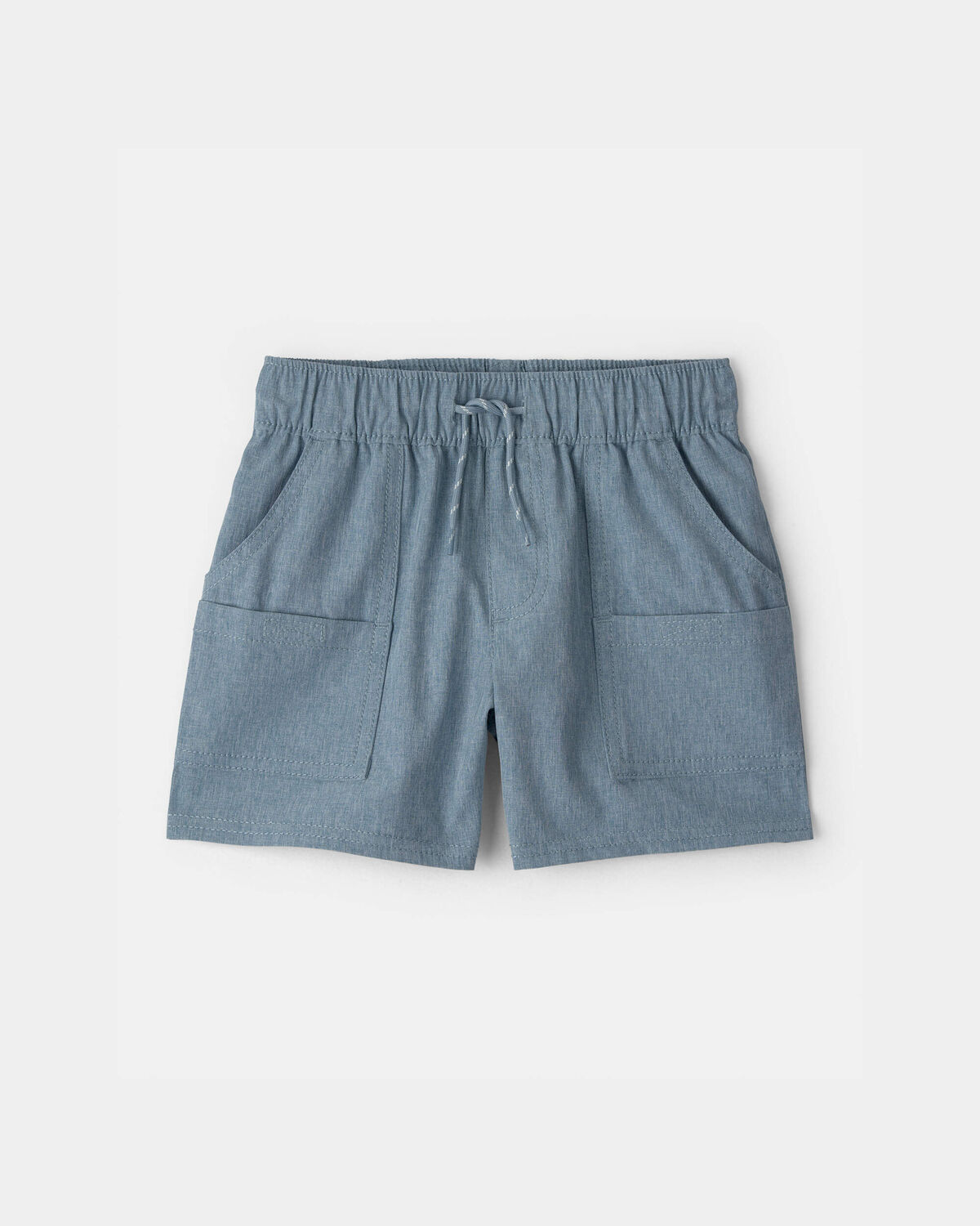 Toddler Boy Woven Pocket Shorts - Blue 1 Toddler Boy Woven Pocket Shorts - Blue