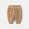 Baby Teddy Fleece Joggers - Brown