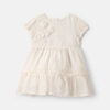 Baby Girl Swiss Dot Occasion Dress - Cream