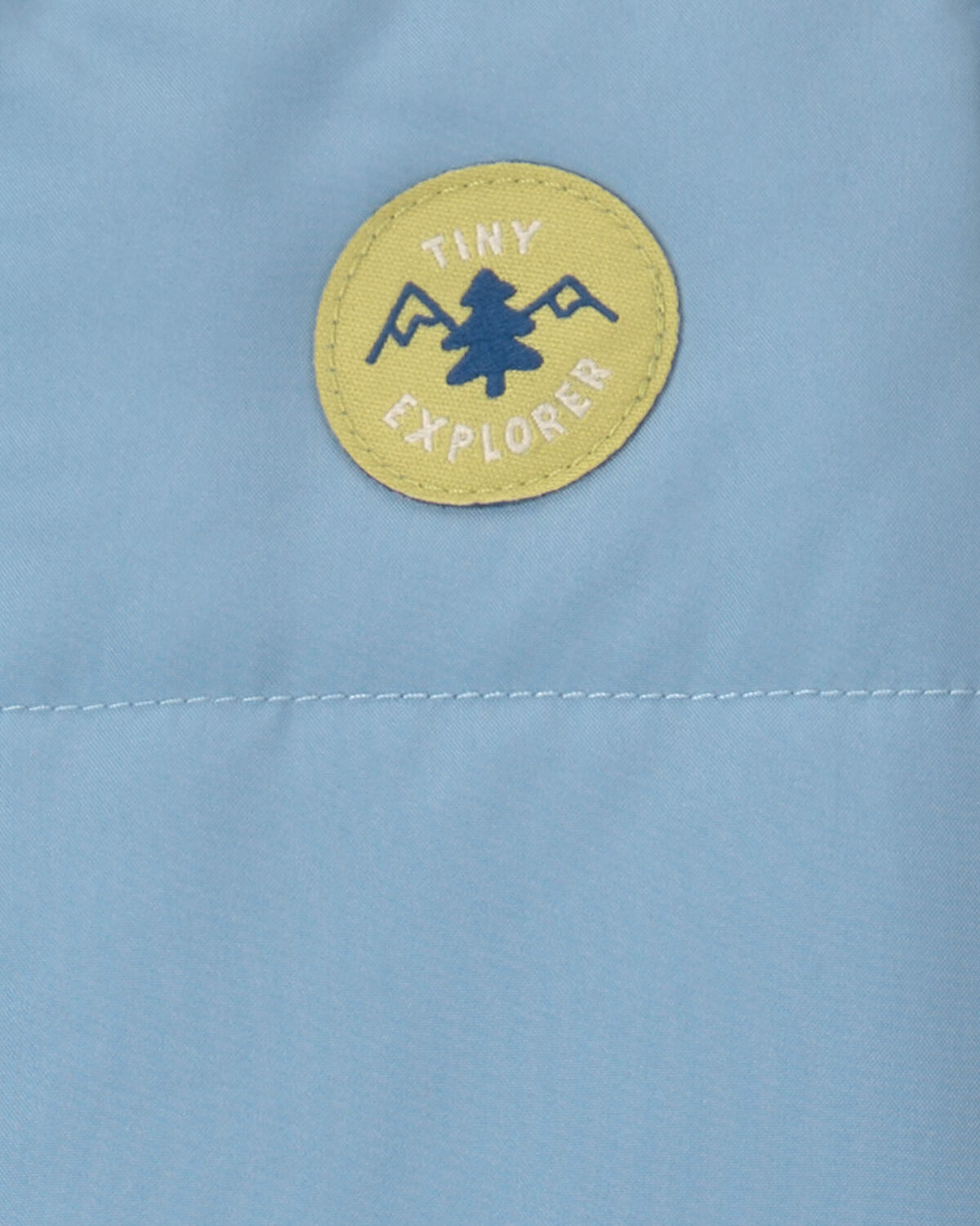 Baby Boy 'Tiny Explorer' Long-Sleeve Jumpsuit - Blue