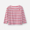 Heart Striped Valentine's Day Long-Sleeve T-Shirt - Red/Pink