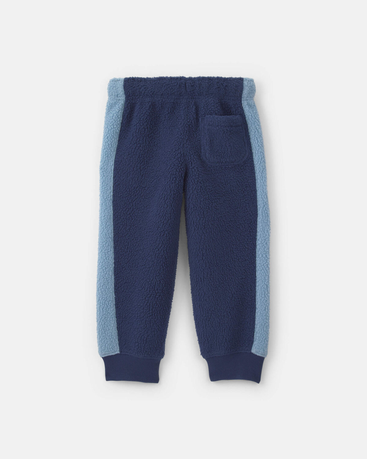 Colorblock Fleece Joggers - Navy Blue/Light Blue