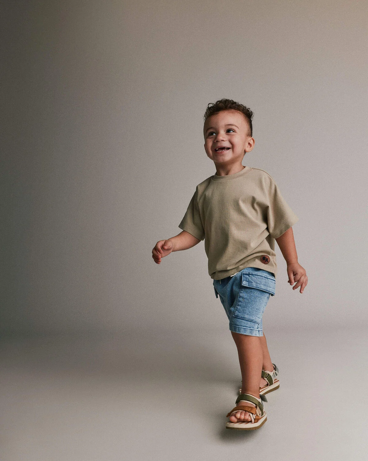 Toddler Premium Dolman Tee - Tan 4 Toddler Premium Dolman Tee - Tan