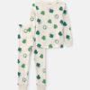 Toddler St Patrick's Day Cotton Snug Fit 2-Piece Pajama Set - Green/Cream