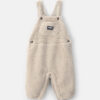 Baby Teddy Fleece Overalls - Cream 7 Baby Teddy Fleece Overalls - Cream