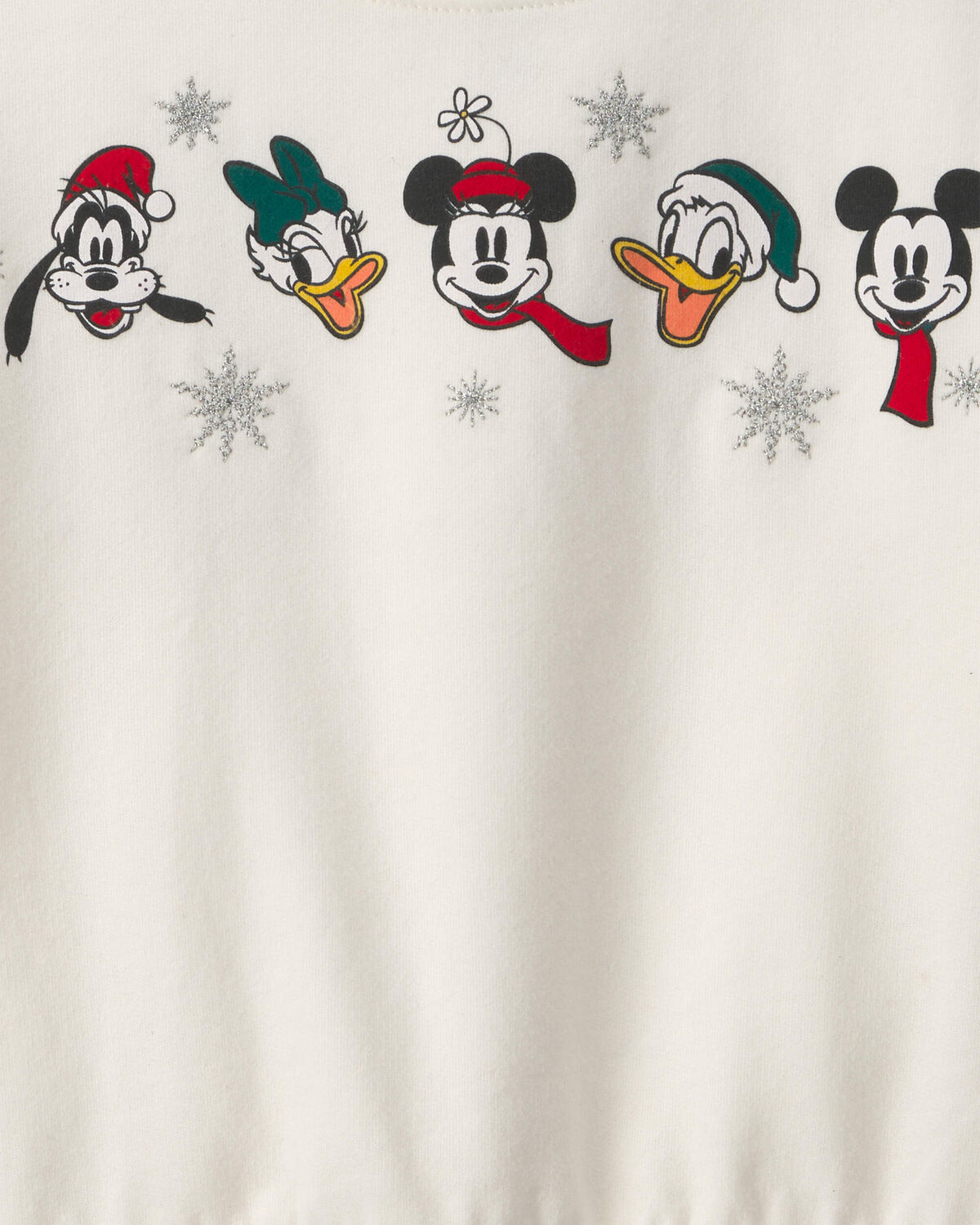Toddler Girl Disney© Mickey Pullover Sweatshirt - Cream