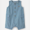 Baby Beach Cruiser Chambray Sleeveless Romper