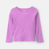 Girls Long-Sleeve Rib Top - Purple 5 Girls Long-Sleeve Rib Top - Purple