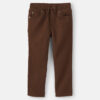 Toddler Boy Pull-On Pants - Brown