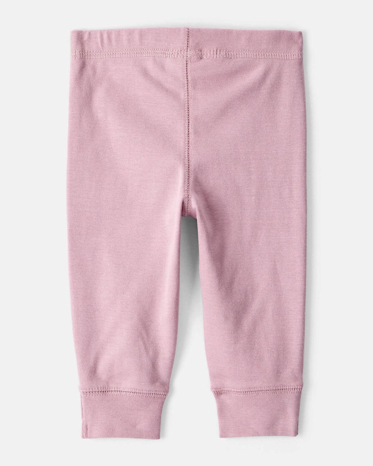 Baby Girl 2-Pack 100% Cotton Pull-On Pants - Blue/Pink