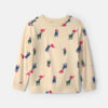 Boys Christmas Dog Long-Sleeve Tee - Cream 4 Boys Christmas Dog Long-Sleeve Tee - Cream