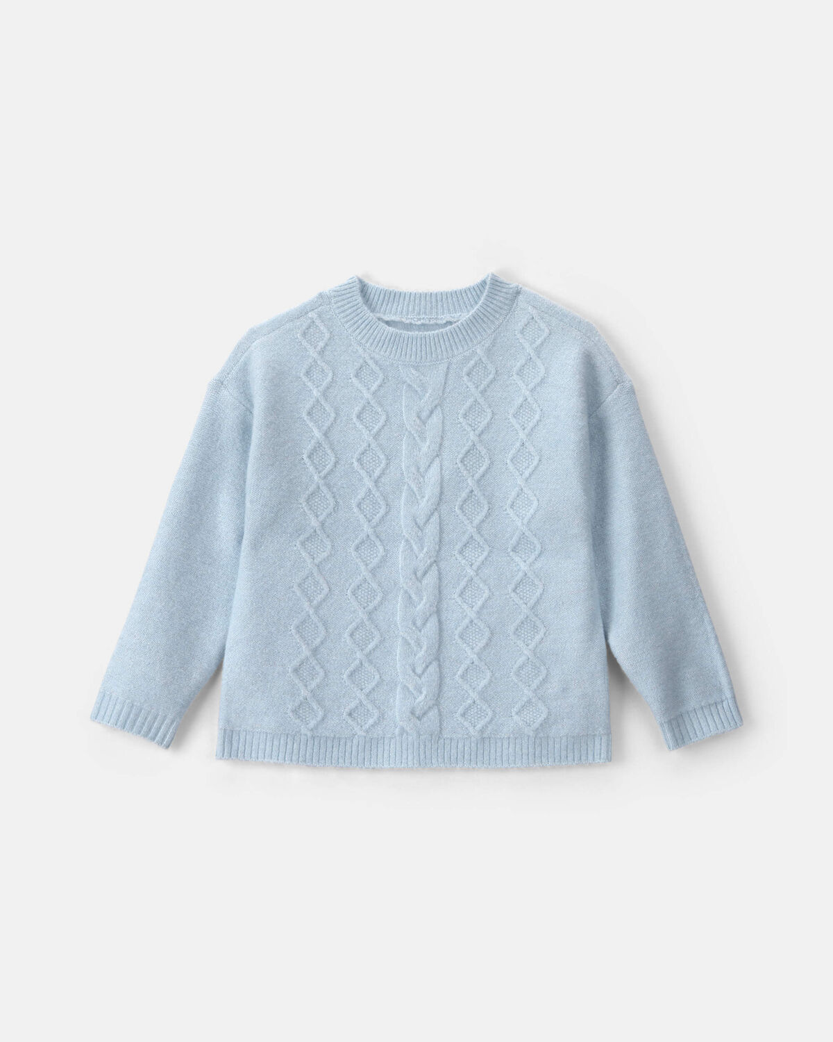 Toddler Girl Metallic Sweater - Blue 1 Toddler Girl Metallic Sweater - Blue