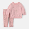 Baby Girl 2-Piece Floral Top & Pant Set - Pink