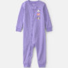 Baby Girl 1-Piece Pets 2-Way Zip 100% Cotton Snug Fit Pajama - Purple