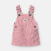 Baby Girl Hickory Stripe Skirtall - Pink