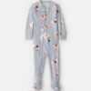 Toddler Girl 1-Piece Fairies DreamPlush Snug Fit Footed Pajama - Blue