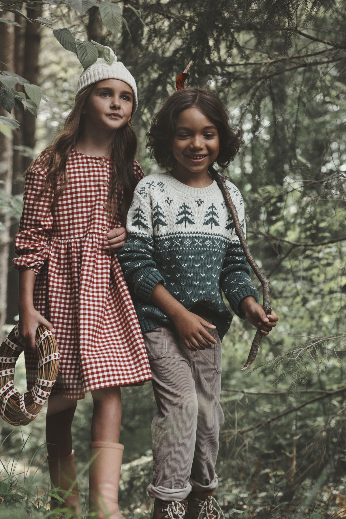 Toddler Organic Cotton Fair Isle Sweater Knit Pullover