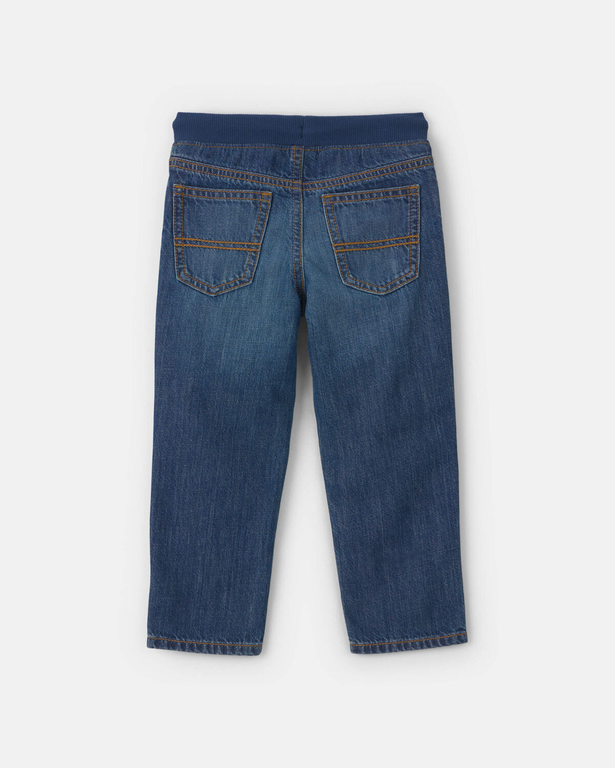 Toddler Boy Denim Pull-On Jeans - Dark Wash 2 Toddler Boy Denim Pull-On Jeans - Dark Wash