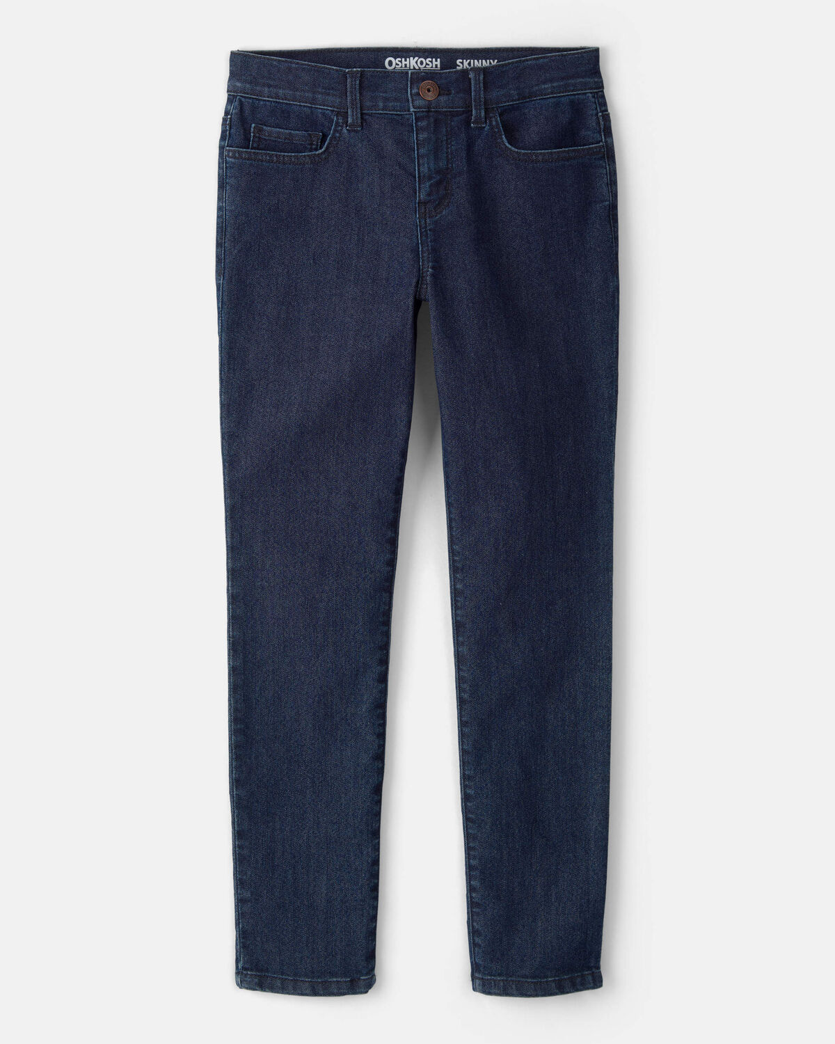 Kid Dark Blue Wash Skinny-Leg Jeans 1 Kid Dark Blue Wash Skinny-Leg Jeans