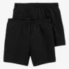 Girls 2-Pack Cartwheel Shorts - Black 14 Girls 2-Pack Cartwheel Shorts - Black
