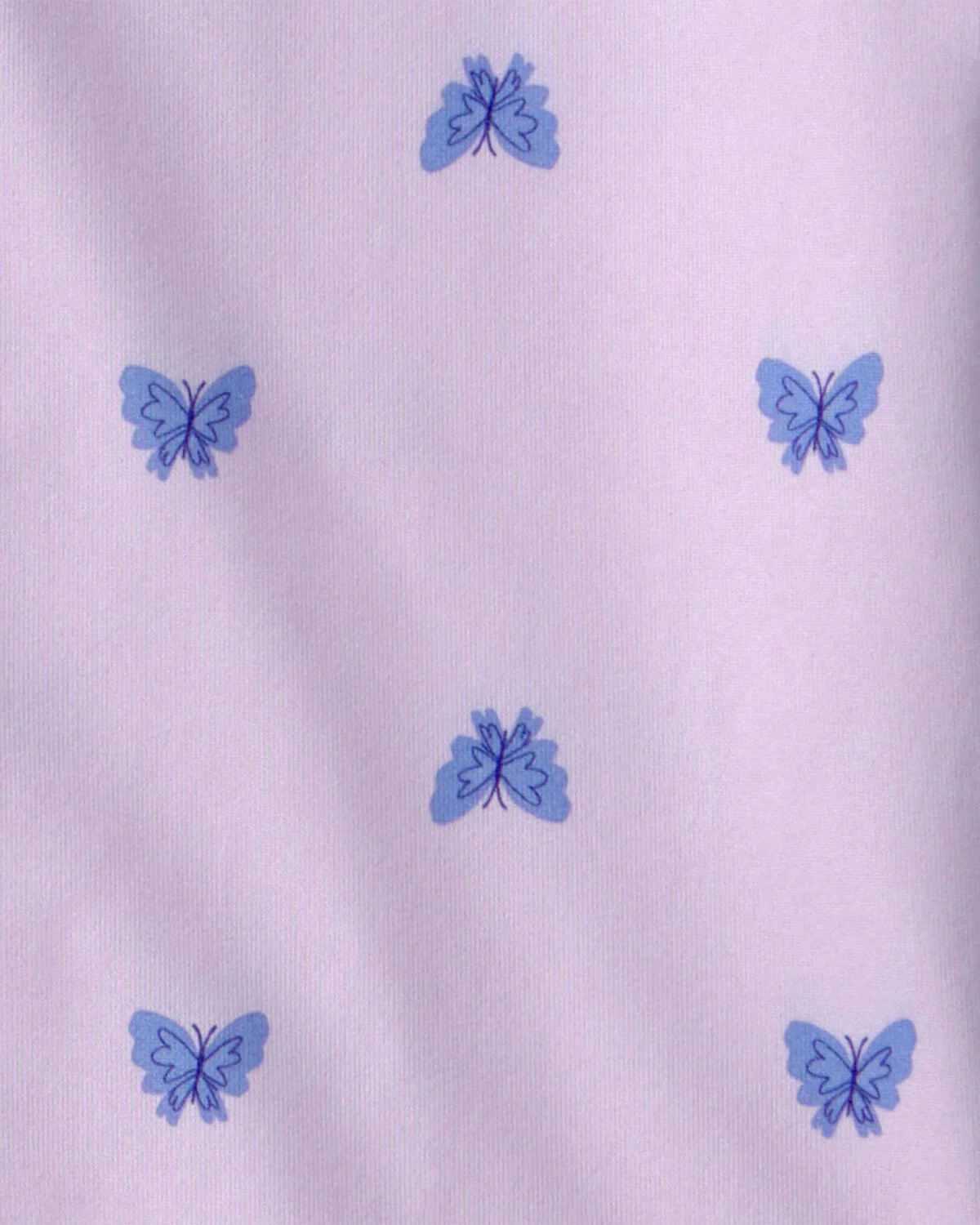 Girls Butterfly Short-Sleeve Loose Fit 2-Piece Pajama Set - Purple 4 Girls Butterfly Short-Sleeve Loose Fit 2-Piece Pajama Set - Purple