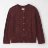 Girls Organic Cotton Sweater Knit Embroidered Cardigan 7 Girls Organic Cotton Sweater Knit Embroidered Cardigan
