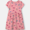Girls School Spirit Short-Sleeve Dress - Pink 7 Girls School Spirit Short-Sleeve Dress - Pink