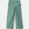 Girls Corduroy Wide-Leg Pants - Green