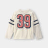 Boys Game Day Mesh Long-Sleeve Jersey - Cream