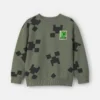 Boys Minecraft® Pullover Sweatshirt - Green/Black