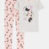 Girls Minnie Mouse Snug Fit Cotton 2-Piece Pajamas