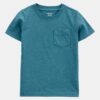 Baby Solid Short-Sleeve Pocket Tee - Teal
