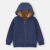 Toddler Boy Fleece Zip-Up Jacket - Navy Blue 13 Toddler Boy Fleece Zip-Up Jacket - Navy Blue