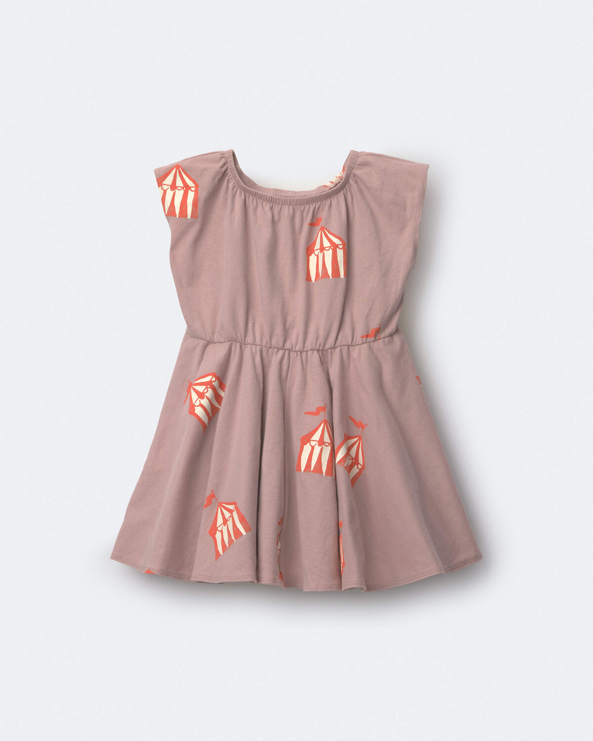 Toddler Girl Avenue Twirl™ Dress in Big Top Print - Mauve 2 Toddler Girl Avenue Twirl™ Dress in Big Top Print - Mauve