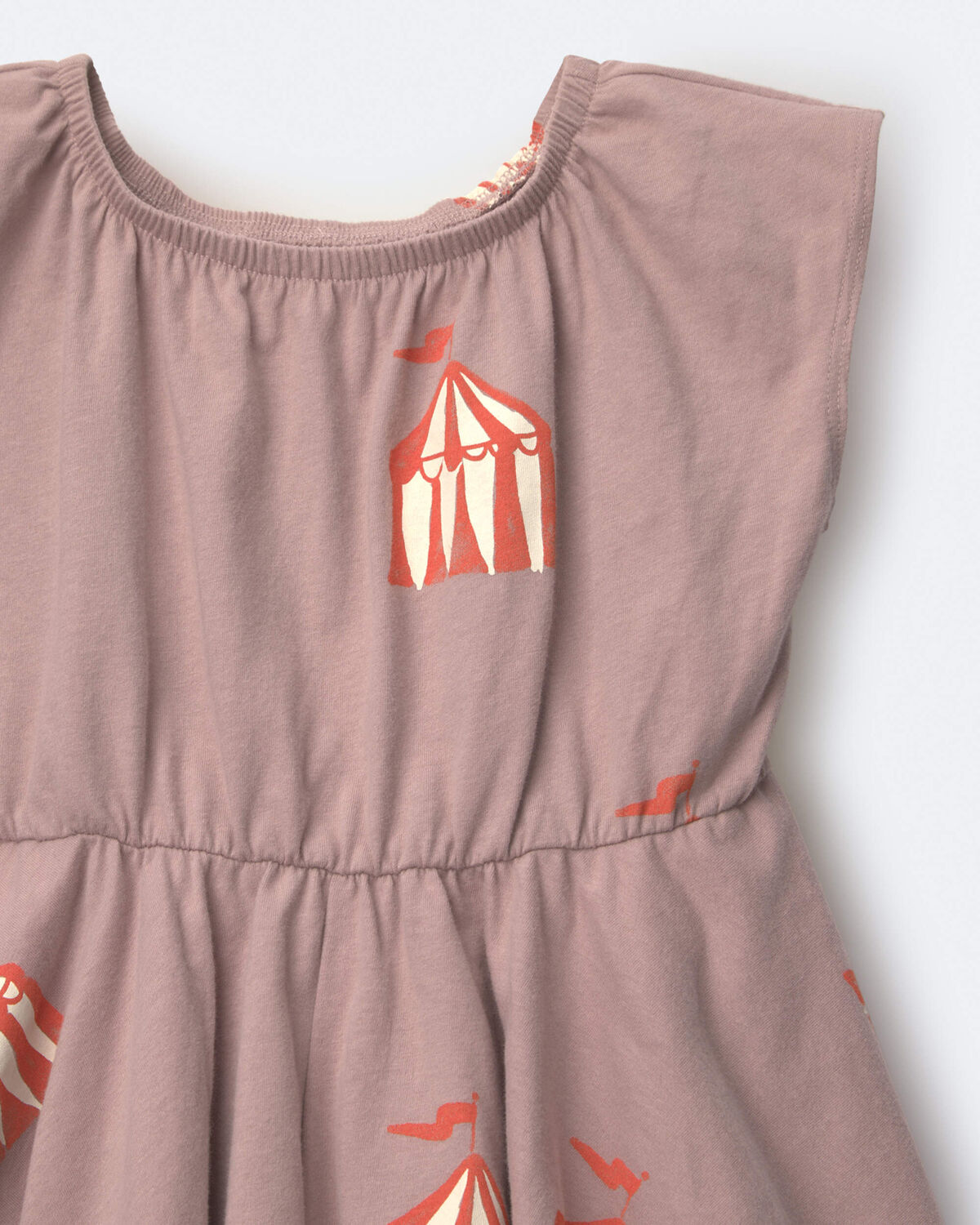 Toddler Girl Avenue Twirl™ Dress in Big Top Print - Mauve 4 Toddler Girl Avenue Twirl™ Dress in Big Top Print - Mauve