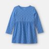 Toddler Girl Bow Long-Sleeve Dress - Blue