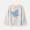 Toddler Boy 'Best Bro' Long-Sleeve Graphic Tee - Grey