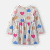 Toddler Girl Heart Long-Sleeve Dress