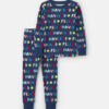 Toddler 2-Piece 'Feliz Navidad' Christmas 100% Cotton Snug Fit Pajama Set - Navy Blue 6 Toddler 2-Piece 'Feliz Navidad' Christmas 100% Cotton Snug Fit Pajama Set - Navy Blue