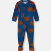 Baby Boy 1-Piece Bear 2-Way Zip DreamPlush Snug Fit Footed Pajama - Navy Blue