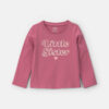 Toddler Girl 'Little Sister' Long-Sleeve Graphic Tee - Pink