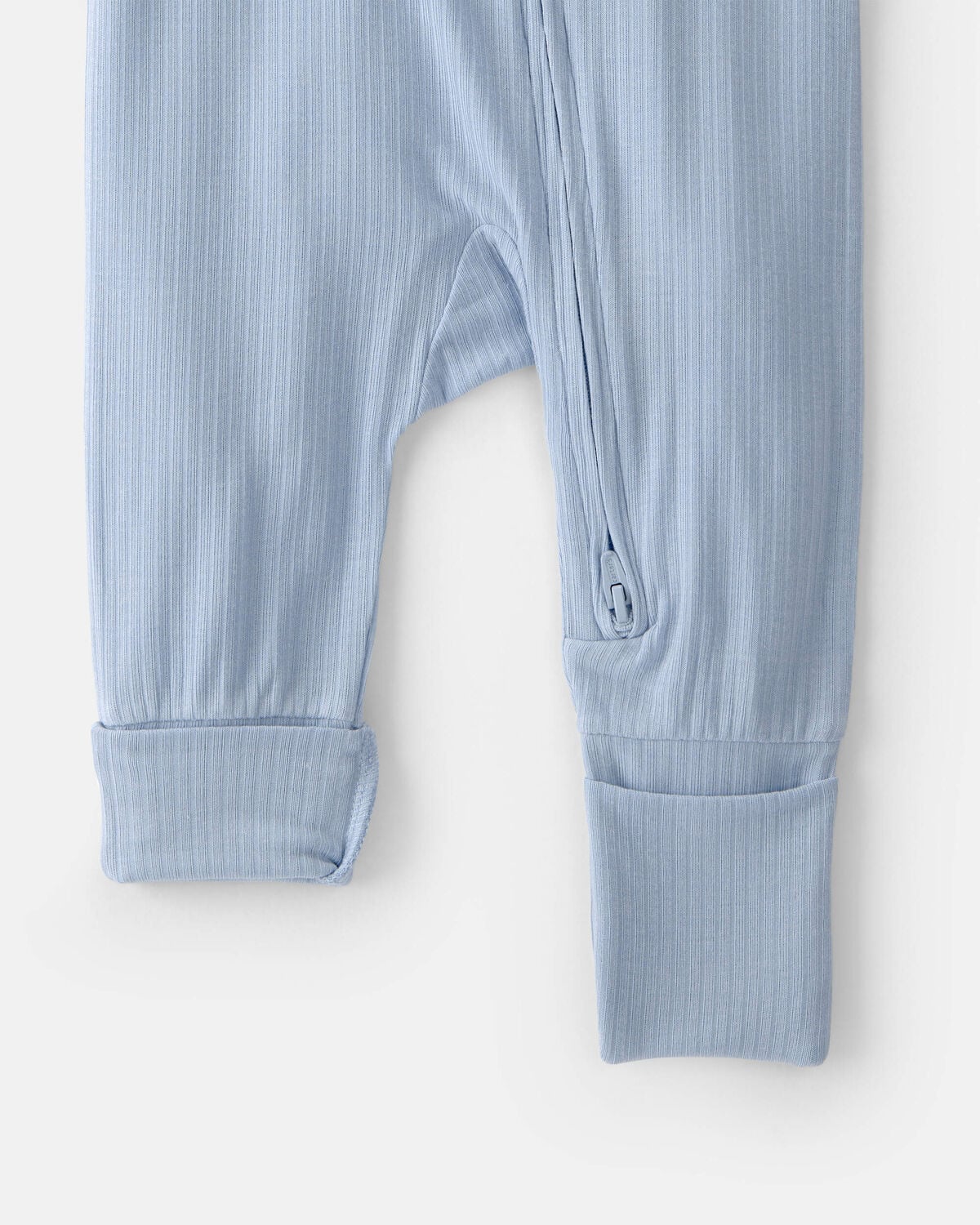 Baby Boy 2-Way Zip PurelySoft Sleep & Play Pajama - Blue 6 Baby Boy 2-Way Zip PurelySoft Sleep & Play Pajama - Blue