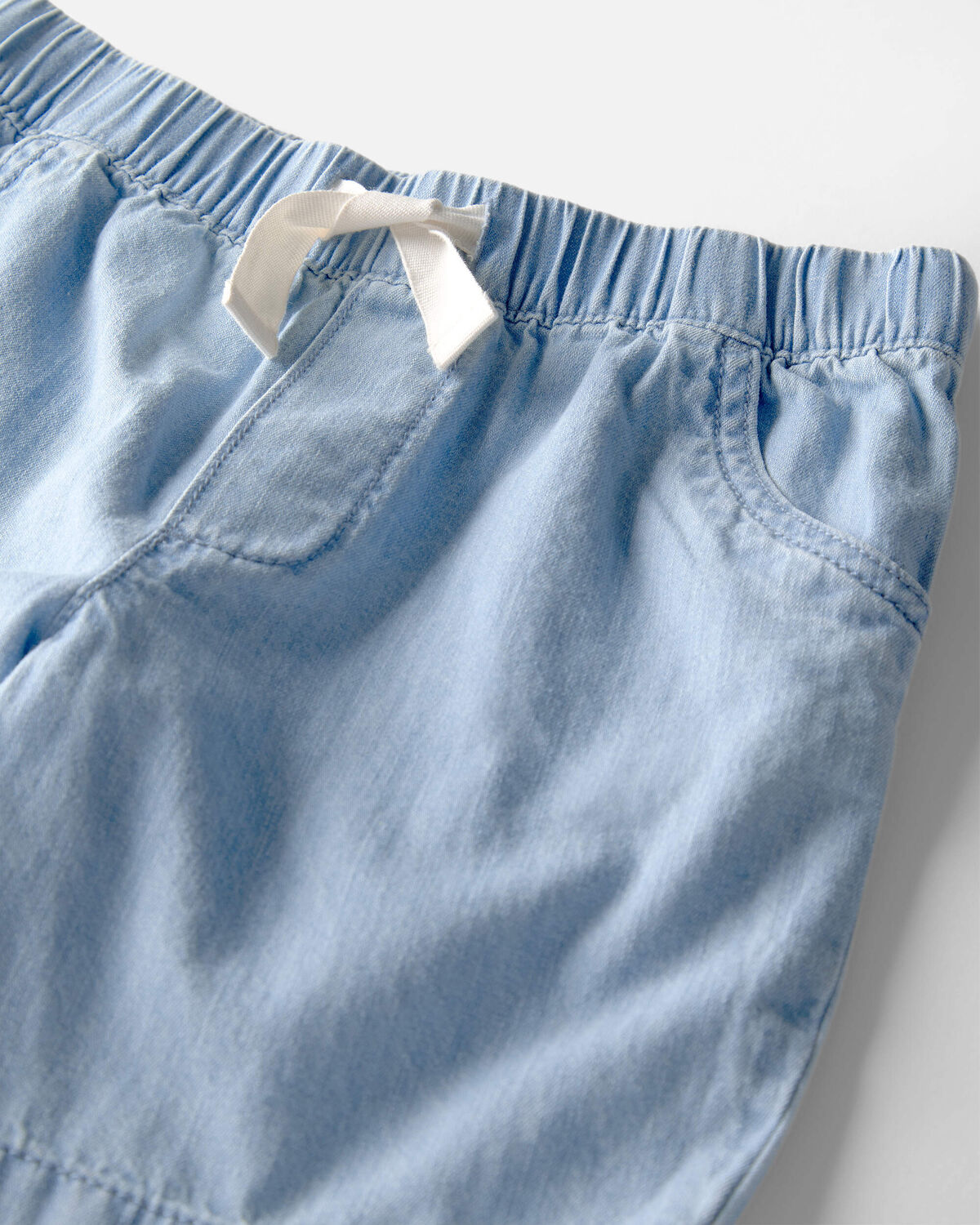 Boys Organic Cotton Chambray Shorts 2 Boys Organic Cotton Chambray Shorts