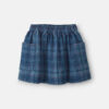 Girls Plaid Denim Skirt - Dark Wash 7 Girls Plaid Denim Skirt - Dark Wash