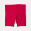 Toddler Girl Rib Bike Shorts - Red
