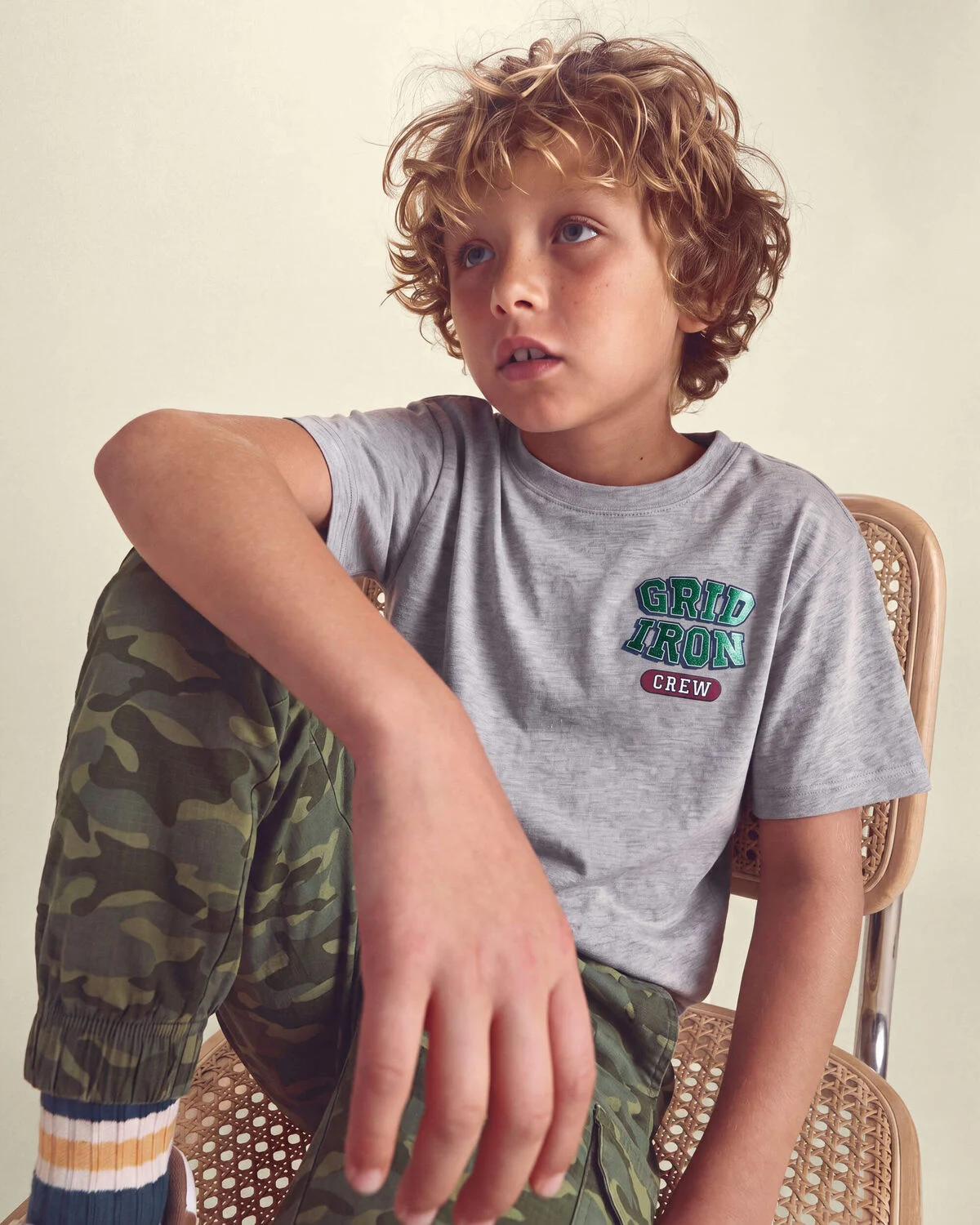Boys Camo Cargo Joggers - Olive Green 5 Boys Camo Cargo Joggers - Olive Green