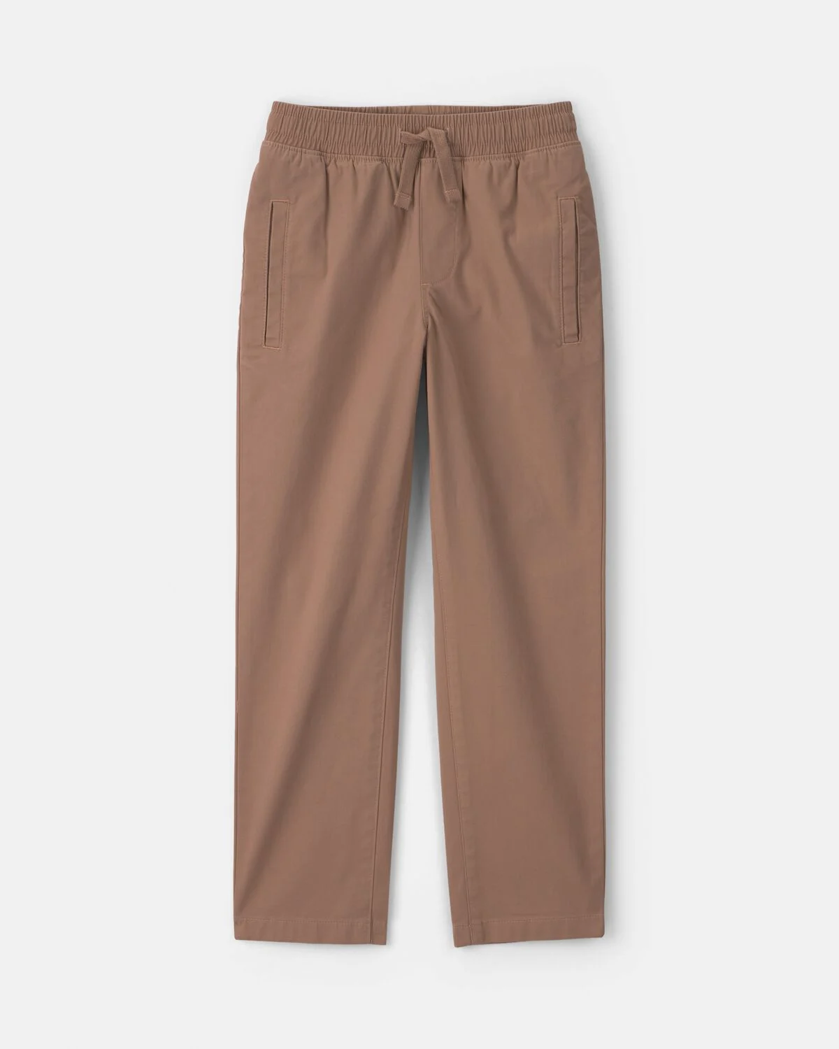 Boys Twill Pants - Brown 1 Boys Twill Pants - Brown
